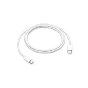 ابل - كيبل الشحن المنسوج Type-C to Type-C بطول 1 متر - ابيض