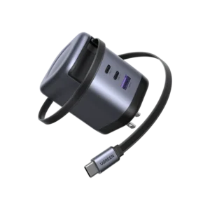 يوجرين شاحن جداري نيكسود برو - بقوة 100 واط مع كابل USB-C قابل للسحب