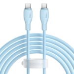 كابل شحن ونقل بيانات Baseus Pudding Series USB-C إلى USB-C بقدرة 100 واط – أزرق