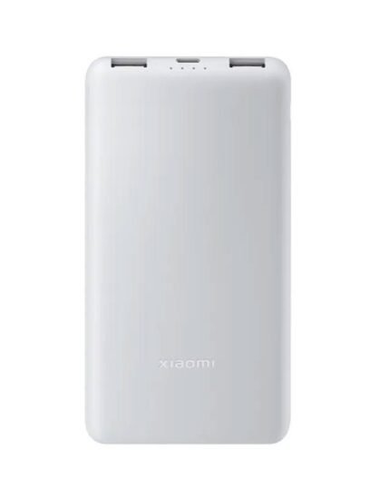 بنك طاقة Xiaomi Power Bank 10000mAh 22.5W Lite رمادي فاتح
