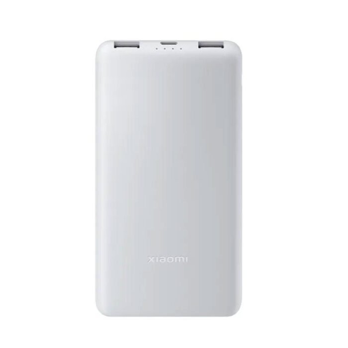 ⁦بنك طاقة Xiaomi Power Bank 10000mAh 22.5W Lite رمادي فاتح⁩ - الصورة ⁦1⁩