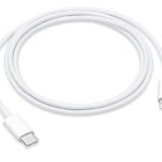 كابل ابل USB-C إلى Lightning، طاقة تصل إلى 96 واط، طول 1 متر، أبيض – MUQ93ZE/A