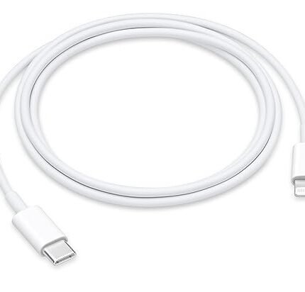 كابل ابل USB-C إلى Lightning، طاقة تصل إلى 96 واط، طول 1 متر، أبيض – MUQ93ZE/A