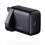 شاحن  VOLTME  جداري ريفو لايت بمنفذ USB-C وبقوة 20 واط - اسود