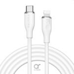 سلك شاحن VOLTME سلسلة موس من USB-C إلى آيفون بطول 2 م وبقوة 3A - أبيض