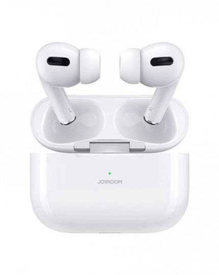 سماعة أذن لاسلكية JOYROOM JR-T03S Pro مع علبة شحن لاسلكي وجراب سيليكون – أبيض