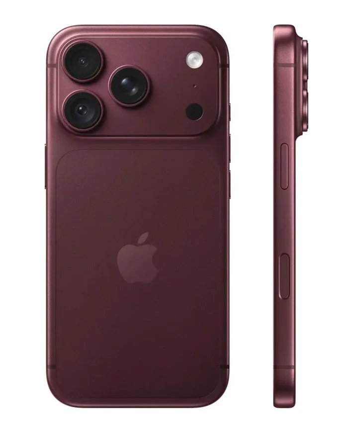 ⁦جوال Apple iPhone 18 Pro Max سعة 256 جيجابايت نسخة عالمية (ياباني) – لون عنابي⁩ - الصورة ⁦5⁩