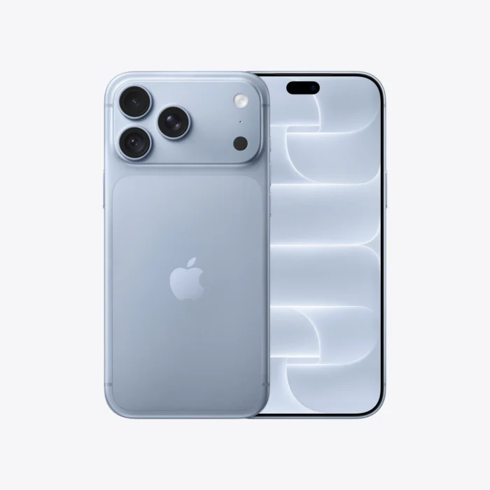 ⁦جوال Apple iPhone 18 Pro Max سعة 256 جيجابايت مع 12 جيجابايت RAM  الاصدار السعودي لون Glacier⁩ - الصورة ⁦2⁩