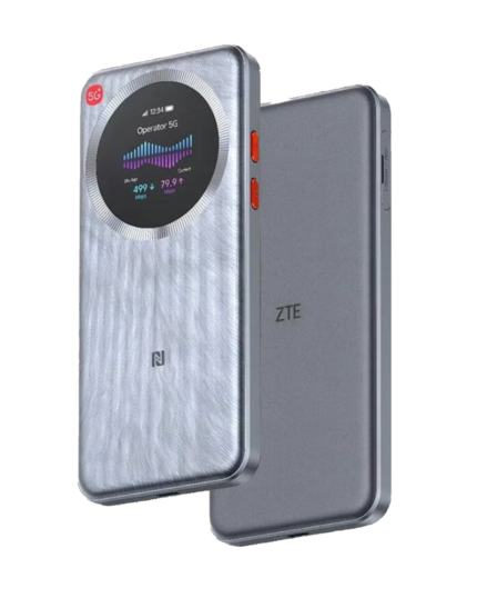 مودم متنقل ZTE U30 Pro 5G بسعة 5000 مللي أمبير أسود