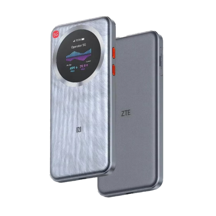 ⁦مودم متنقل ZTE U30 Pro 5G بسعة 5000 مللي أمبير أسود⁩ - الصورة ⁦1⁩
